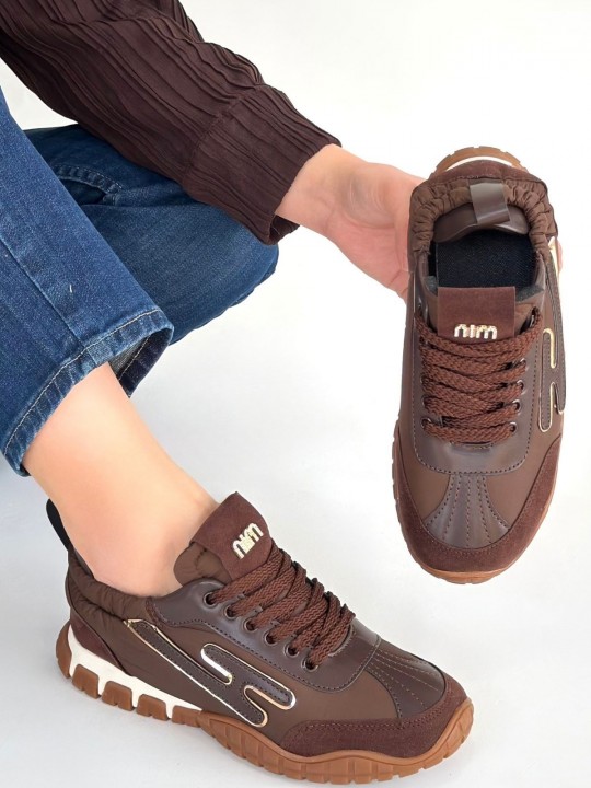 Huvena Nubuk Bağcıklı Spor Ayakkabı - ER267255