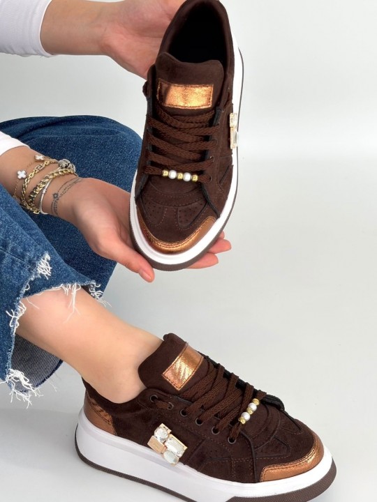 Ceonix Süet Bağcıklı Spor Ayakkabı - ER267302