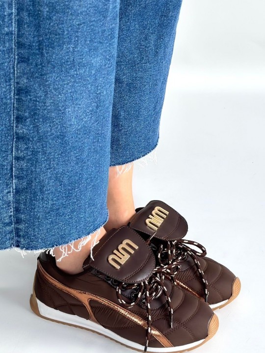 Dissalyn Cilt Bağcıklı Paraşüt Detaylı Spor Ayakkabı - ER267293