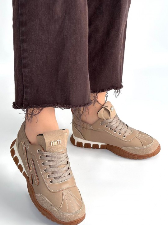 Huvena Nubuk Bağcıklı Spor Ayakkabı - ER267255