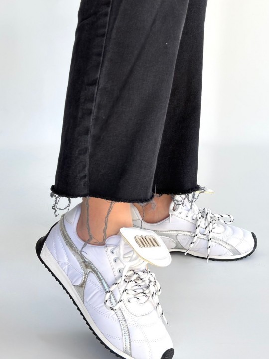 Dissalyn Cilt Bağcıklı Paraşüt Detaylı Spor Ayakkabı - ER267293