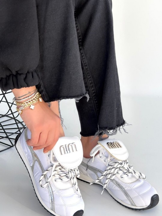 Dissalyn Cilt Bağcıklı Paraşüt Detaylı Spor Ayakkabı - ER267293