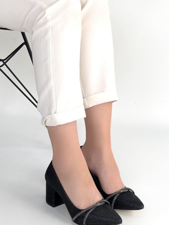 Rewina Simli Cilt Topuklu Ayakkabı - ER267803