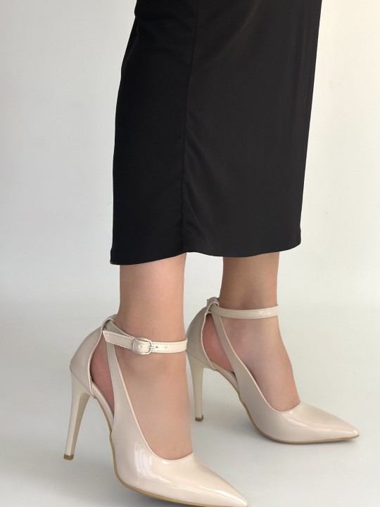 Wennixia Rugan Stiletto Ayakkabı - ER268002