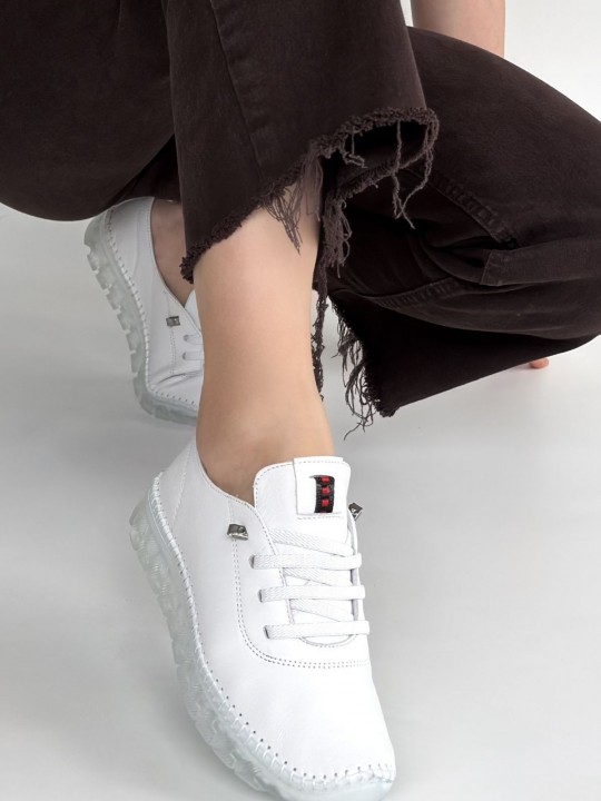 Jitrox Hakiki Deri Bağcıklı Spor Ayakkabı - ER267703