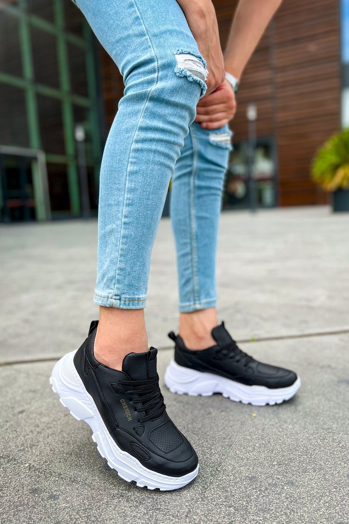 CH089 - CBT Low Top Lace Up Erkek Ayakkabı - Görsel 3